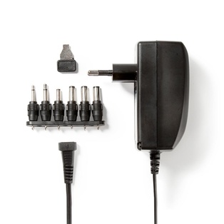 ALIMENTATORE NEDIS SWITCHING STABILIZZATO 1700MAH USCITA FISSA 12VDC 8PLUG 