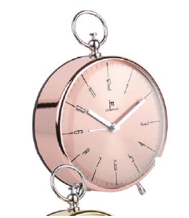 SVEGLIA QUARZO ANALOGICA ROSA LOWELL