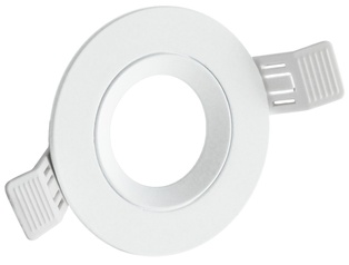 KLAK SUPPORTO INCASSO TONDO ORIENTABILE 30° PER SPOT DIAM. 50MM. - BIANCO - P0