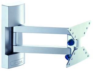 SUPPORTO TV A PARETE MELICONI LCDR30 SILVER 2 SNODI